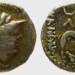 YüehChi/Kushans in Bactria, AR hemidrachm, Sapadbizes