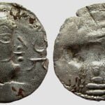 Iranian Huns, Alchon Huns, AR drachm, Mehama