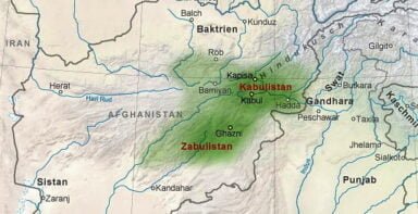 Western Turks, AR drachm, Nezak Malka, Kabulistan