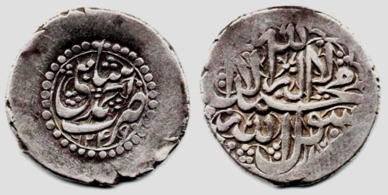 Barakzai, AR rupee, temp. Kohandil Khan, Qandahar, 1249AH