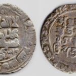 Ghaznavid, bilingual AR dirham, Mahmud, Lahore, 419AH
