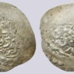 Timurid, AR fractional tanga, Timur w. Mahmud Khan, RARE