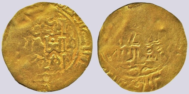 Great Mongols, AV dinar, temp. Chingiz Khan, Astarabad