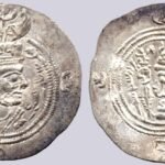 Sasanians, AR drachm, Khusro II, SK, RY 38