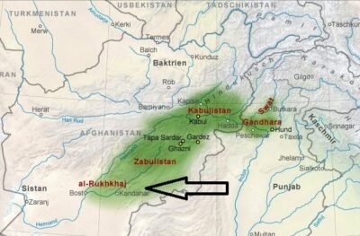 Western Turks, AR drachm, Bactrian Yabghus