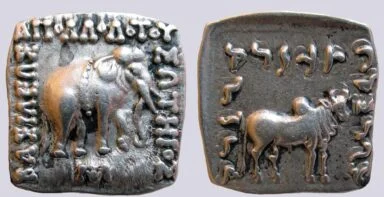 Indo-Greek Kingdoms, AR drachm, Apollodotos I