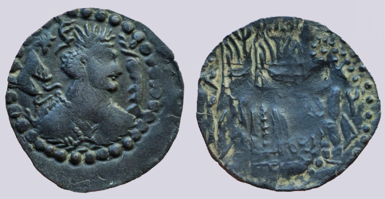 Western Turks, AE drachm, Alkhan-Nezak, Type 232 - Image 1
