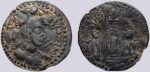Western Turks, AE drachm, Nezak Malka, Zabulistan