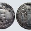 Sasanians, AR drachm, Varhran/Bahram I