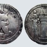 Sasanians, AR drachm, Varhran/Bahram I