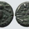 Indo-Sasanians, BI Gadhaiya paisa, w. Horseman reverse