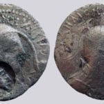 Indo-Parthians, AR drachm, Tanlis Mardates w. Raggodeme, c/m