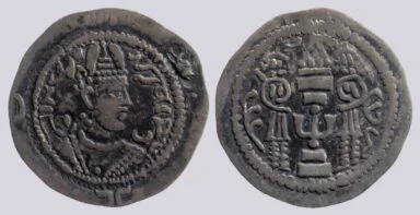 Yabghu of Tokharestan, AR drachm, “Hormazd IV” imitation