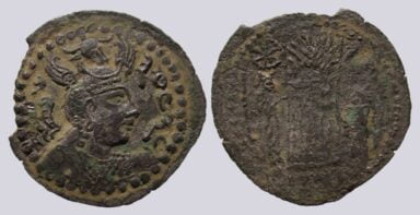 Western Turks, BI drachm, Later Nezak, Type 201