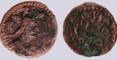 Western Turks, AE 1/2 drachm, Bactrian Yabghus, Type 270B