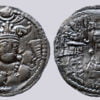 Kidarites, AR drachm, Buddhatala in Gandhara, Type 18