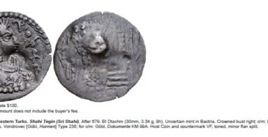 Western Turks, BI drachm, Sri Shahi, Type 236