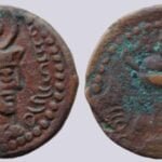 Kushano-Sasanians, AE drachm, Peroz II Kushanshah