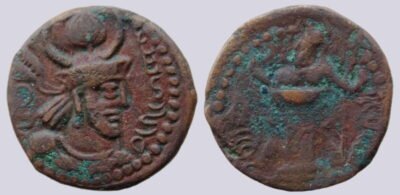 Early Indo-Sasanians, AR drachm, Gurjura Huns