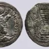 Kidarites, AR drachm, Wahram in Gandhara, Type 8