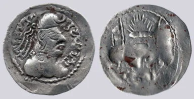 Alchon Huns, AR drachm, Lakhana Udayaditya, Type 79
