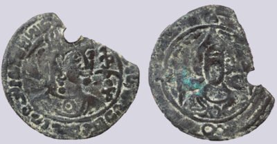 Western Turks, AE drachm, Tegin of Khorasan, Type 208