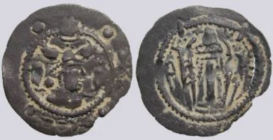 Hephthalites in Bactria, AR drachm, Ruler of Termes