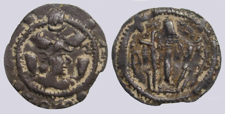 Hephthalites in Bactria, AR drachm, Ruler of Termes