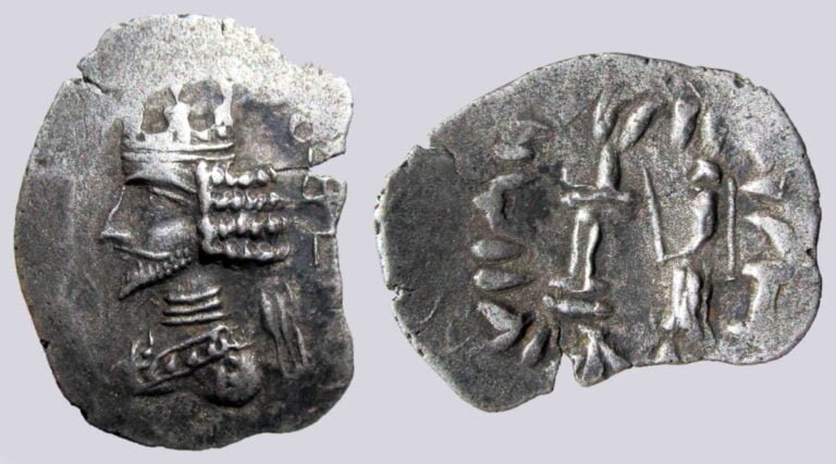 Persis, AR drachm, Ardaxir / Artaxerxes II, 60BC