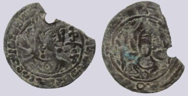 Western Turks, AE drachm, Tegin of Khorasan, Type 208