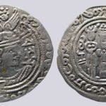 Turk Shahi Kings, AR drachm, Sandan, Type 244