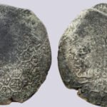 Ghorid, debased AV dinar, 'Malik' in honeycombs