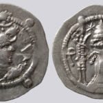 Hephthalites in Bactria, AR drachm, Unknown King