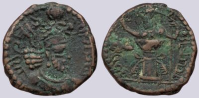 Kushano-Sasanians, AE drachm, Ohrmazd / Hormizd I