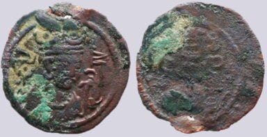 Turk Shahi Kings, AE 1/2 drachm, anonymous, Type 256