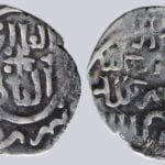 Ilkhans, AR dirham, temp. Abaqa, Qa'an al-'Adil