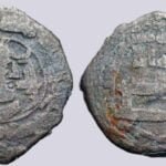 Tahirid, BI fals, Talha b. Tahir, Bust, 209AH
