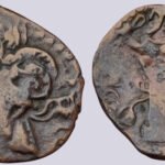 Kidarites, AE drachm, "Varahran" II