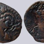 Kidarites, AE drachm, "Varahran" II
