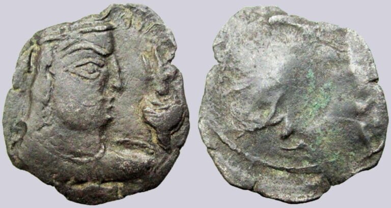 Alchon Huns, BI drachm, anonymous ruler, Type 146