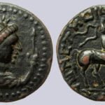 Kushans, AE tetradrachm, Vima Taktho / Soter Megas