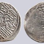 Timurid, AR tanga, Sultan Mas'ud, countermark