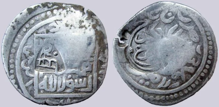 Timurid, AR tanga, Shahrukh, countermarks