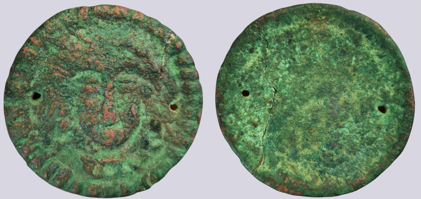 PSX_1074 Central Asia, Silk Road, AE buckle/bracteate - Image 1