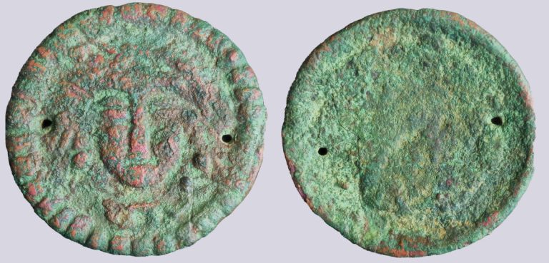 Central Asia, Silk Road, AE buckle/bracteate - Image 1