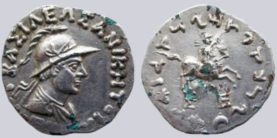 Indo-Greek Kingdoms, AR tetradrachm, Philoxenos