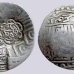 Timurid, AR tanka, countermarked Baysunghur