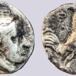 Bactrian Greeks, AR drachm, Sophytos