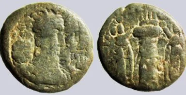 Sasanians, AE unit, Varhran / Bahram II