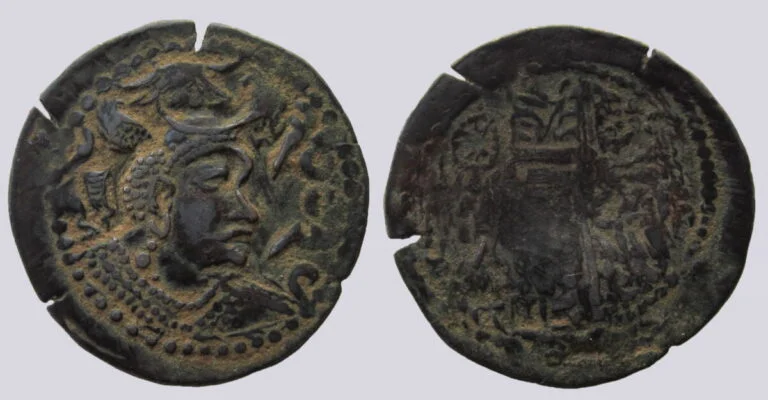 Western Turks, BI drachm, Later Nezak, Type 200